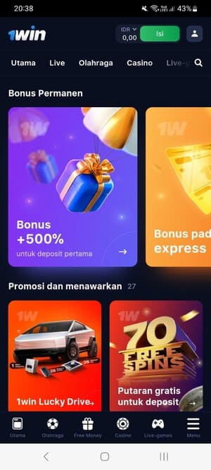 Mengapa Mendaftar di 1Win melalui Aplikasi?